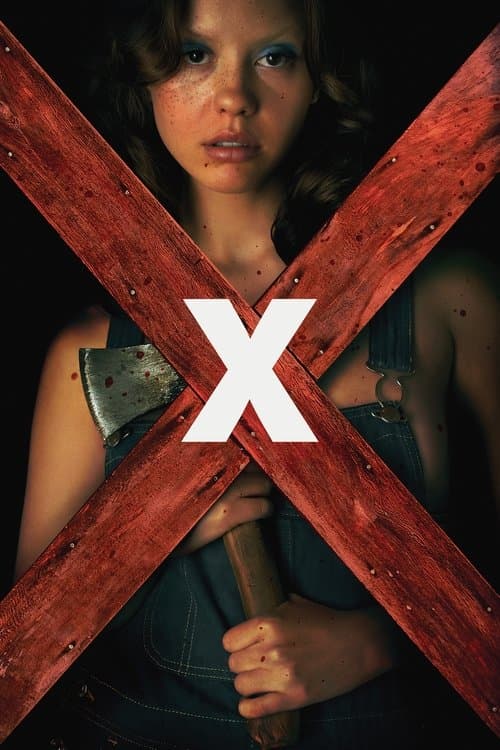 X VHS box art