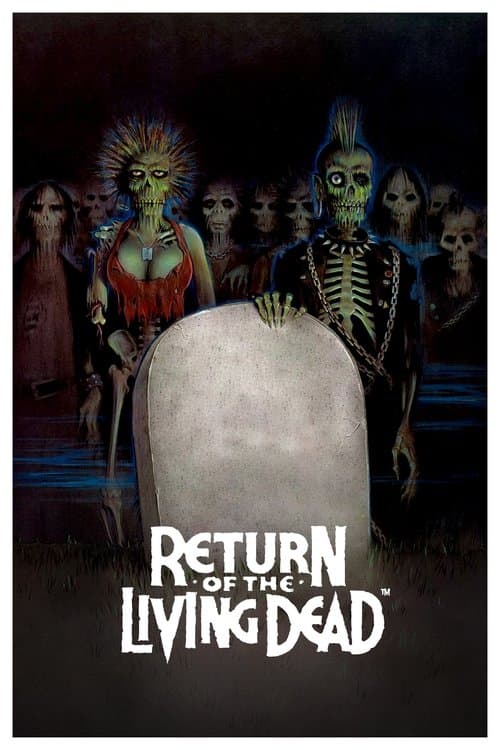Return of the Living Dead VHS box art