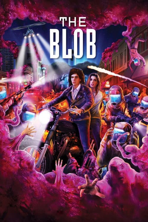 The Blob VHS box art